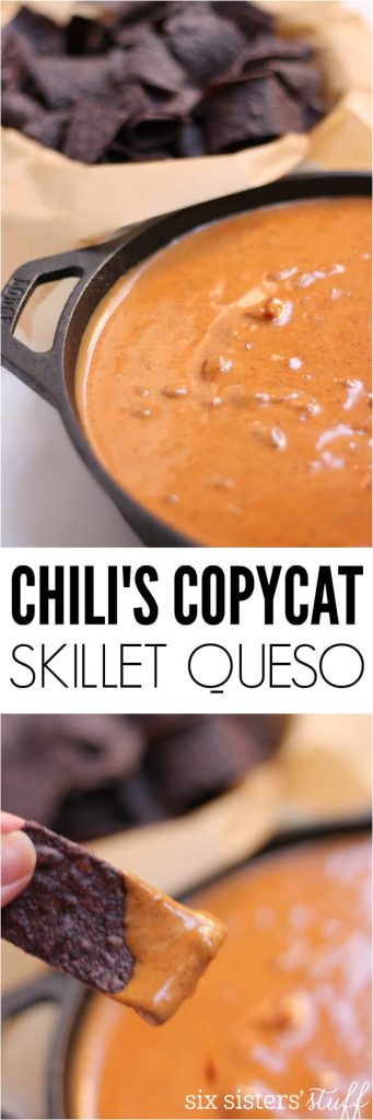 Chili's Copycat Skillet Queso Recipe | Six Sisters' Stuff