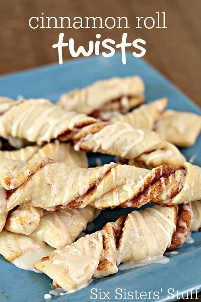 Easy Cinnamon Roll Twists Recipe Six Sisters' Stuff