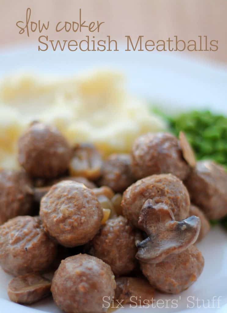 Slow Cooker Swedish Meatballs Recipe – Six Sisters' Stuff