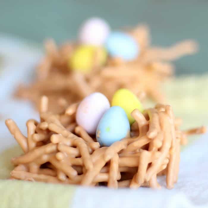 Butterscotch Bird Nest Treats With Chow Mein Noodles Six Sisters Stuff 2691