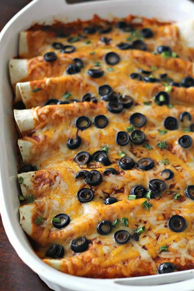 Hearty Ground Beef Enchiladas Six Sisters Stuff