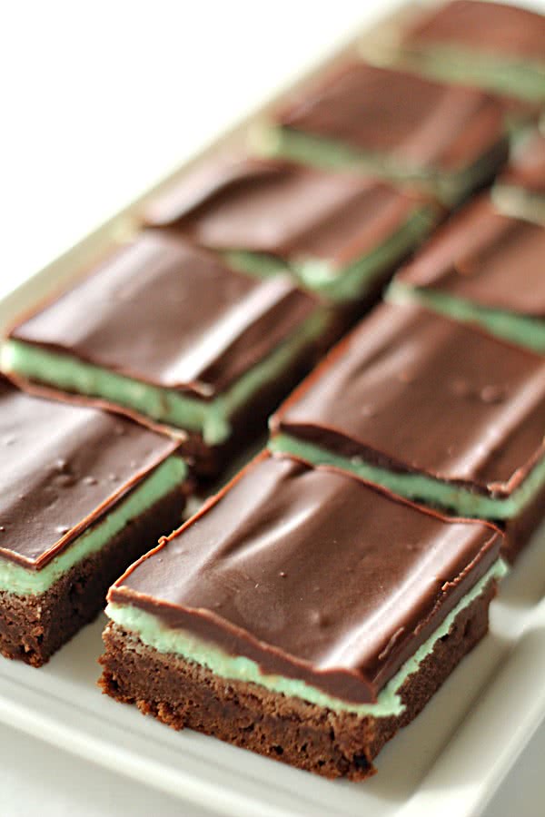 Mint Brownie Bites With Frosting - Lauren's Latest