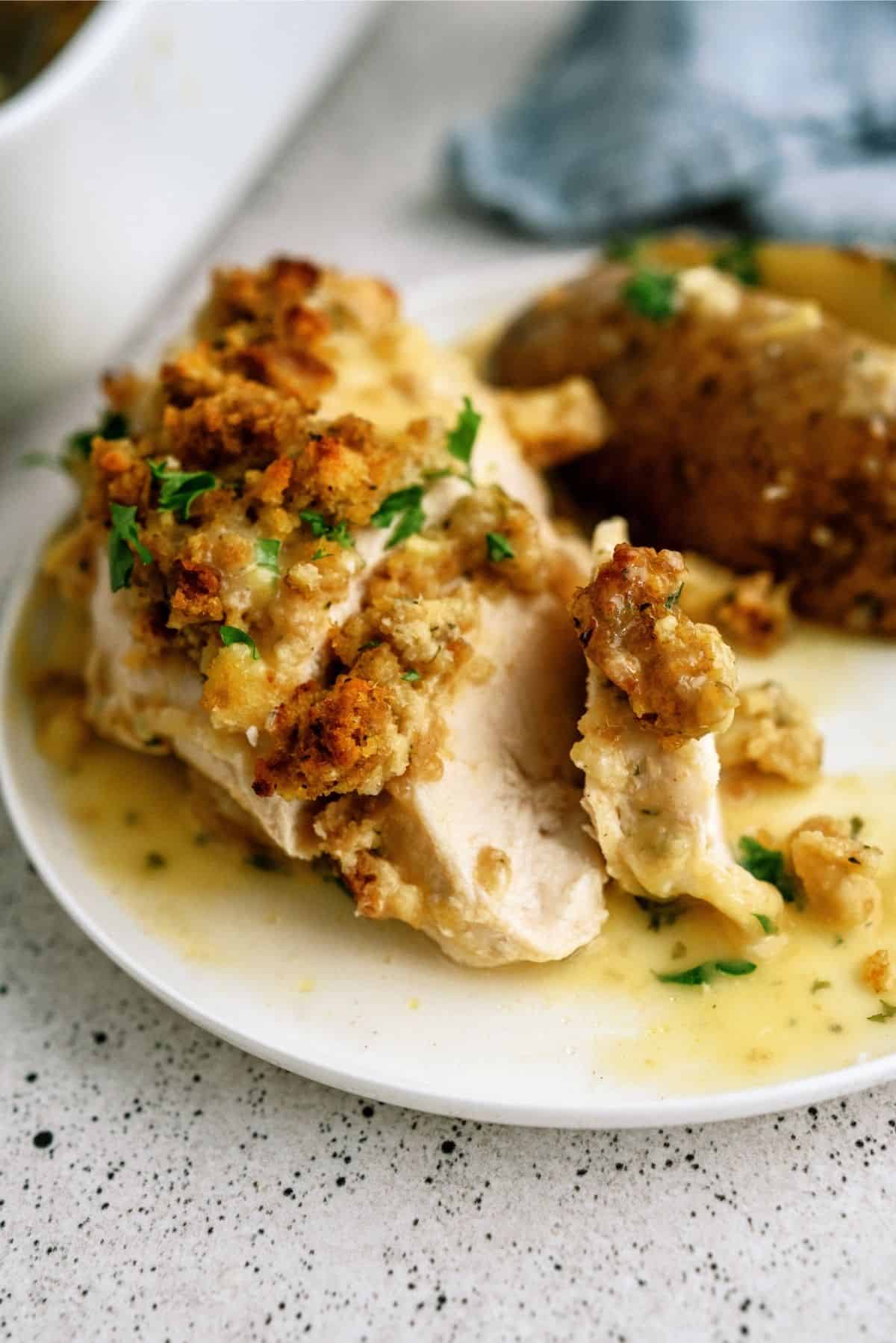 https://www.sixsistersstuff.com/wp-content/uploads/2011/05/Savory-Chicken-and-Stuffing-Bake-2.jpg
