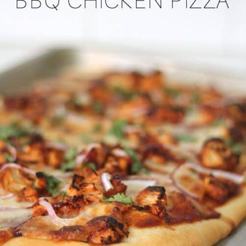 grilled bbq chicken pizza