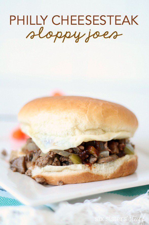 Philly Cheesesteak Sloppy Joes Recipe