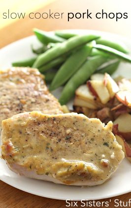 Slow Cooker San Francisco Pork Chops | Six Sisters' Stuff