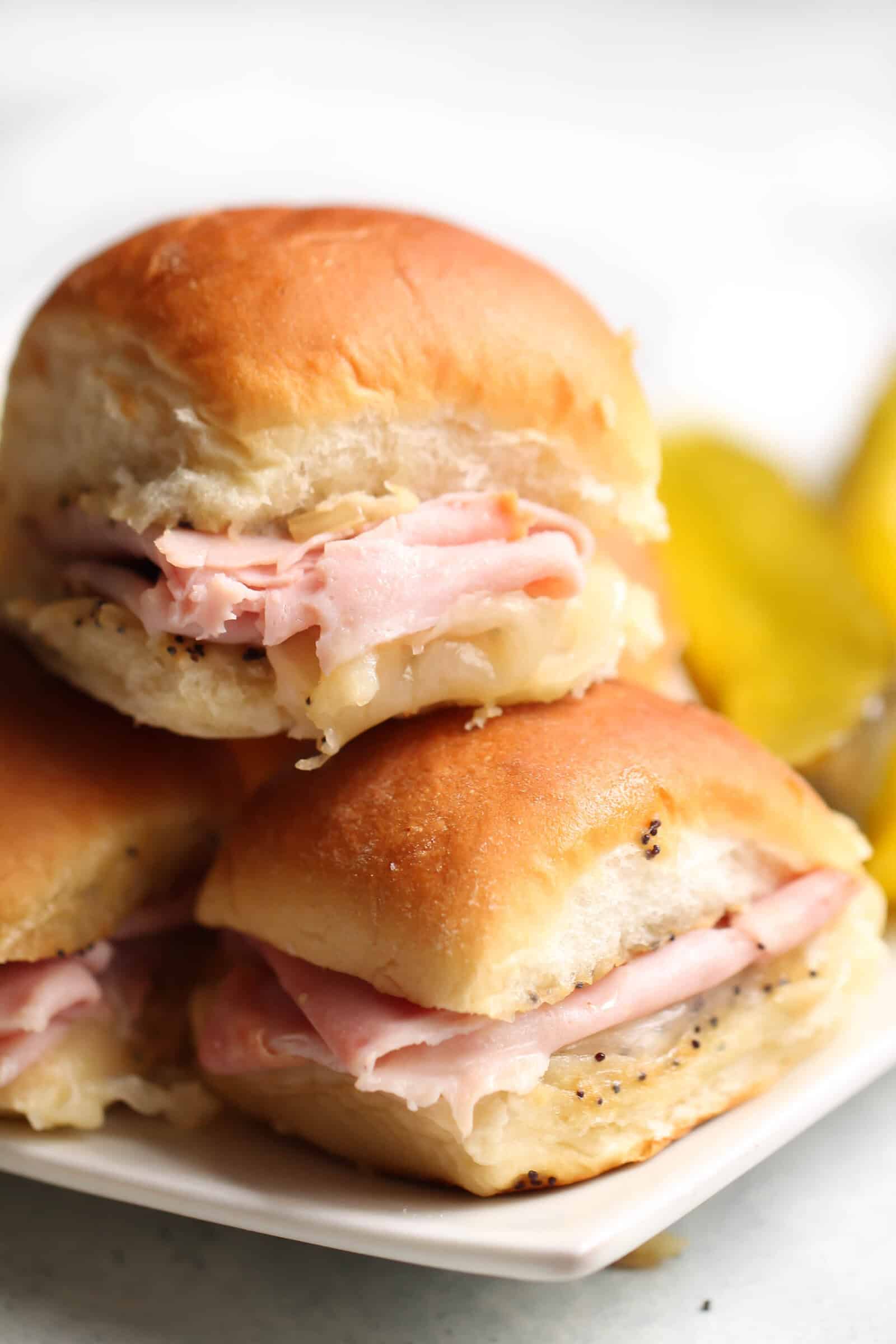 Ham and Cheddar Sliders Recipe