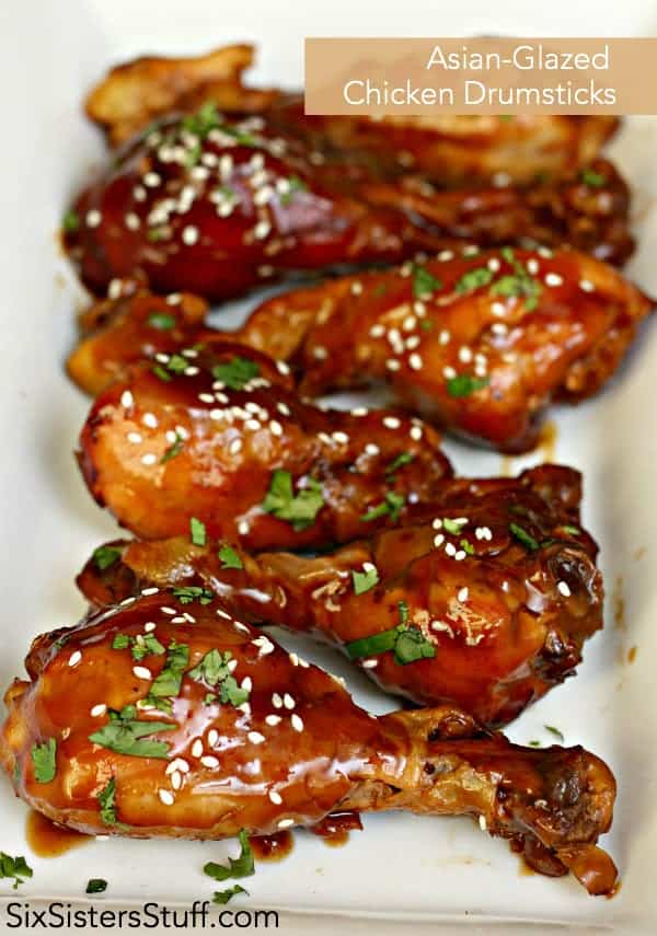 Healthy Asian Glazed Chicken Drumsticks Recipe – Six Sisters' Stuff