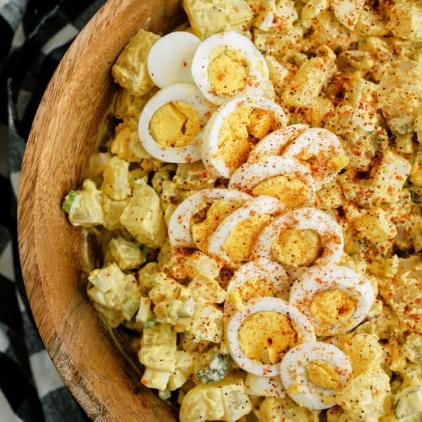 Mom’s Easy Potato Salad in a large bowl