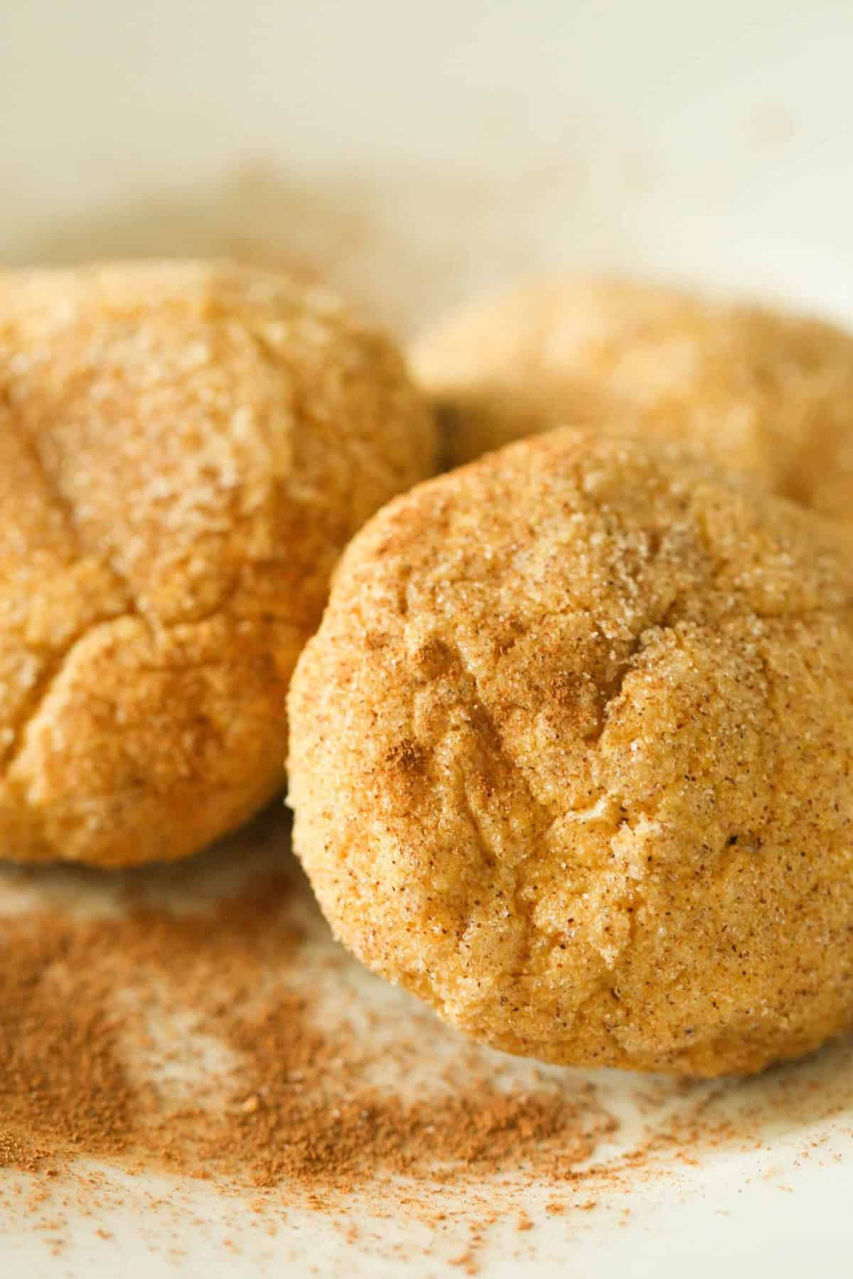 Pumpkin Snickerdoodle Cookies