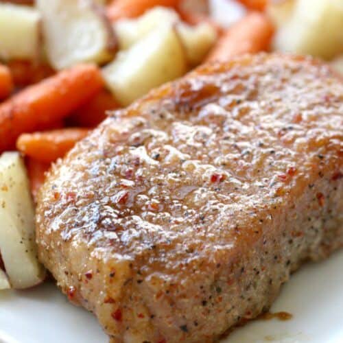 Brown Sugar Glazed Pork Chops