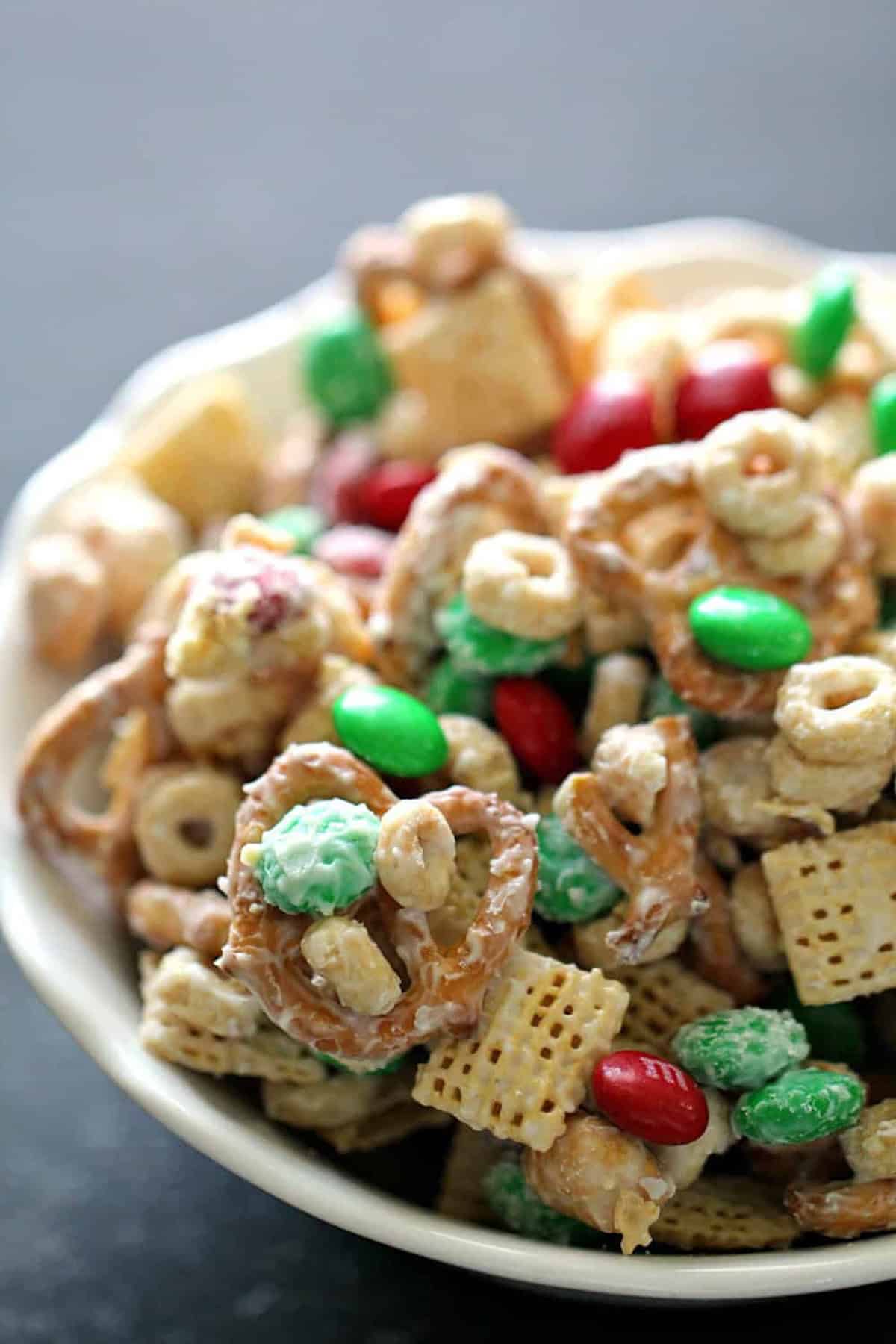 White Chocolate Chex Party Mix