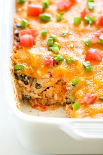 Slow Cooker King Ranch Chicken Recipe / Six Sisters' Stuff