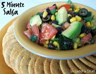 Healthy Meals Monday: 5 minute Black Bean and Corn Salsa