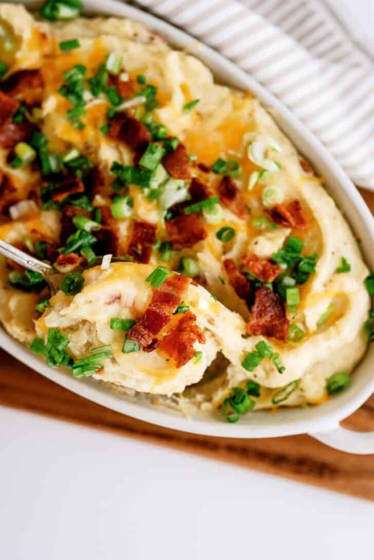 Garlic Parmesan Mashed Potatoes Recipe