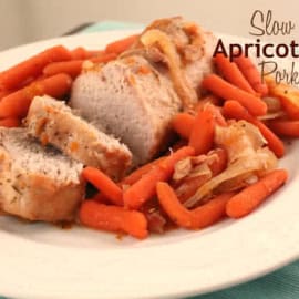 slow cooker apricot glazed pork