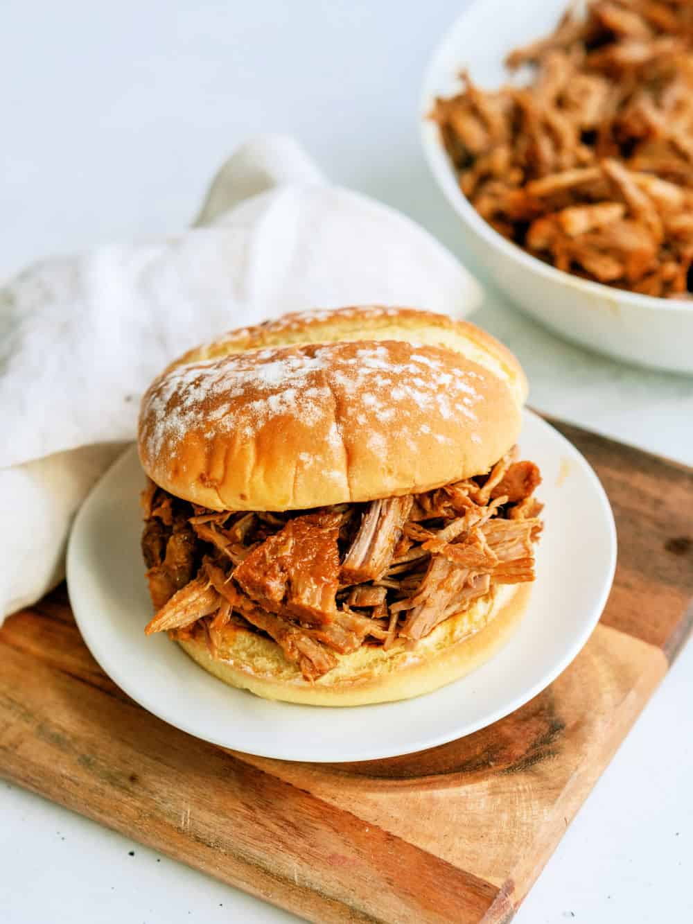 BBQ Pulled Pork Sandwiches - Spoon Fork Bacon