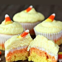 Candy Corn Cupcakes