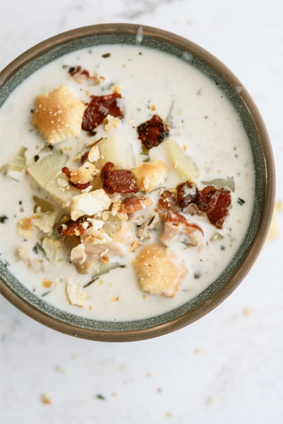 New England Clam Chowder - Baking A Moment