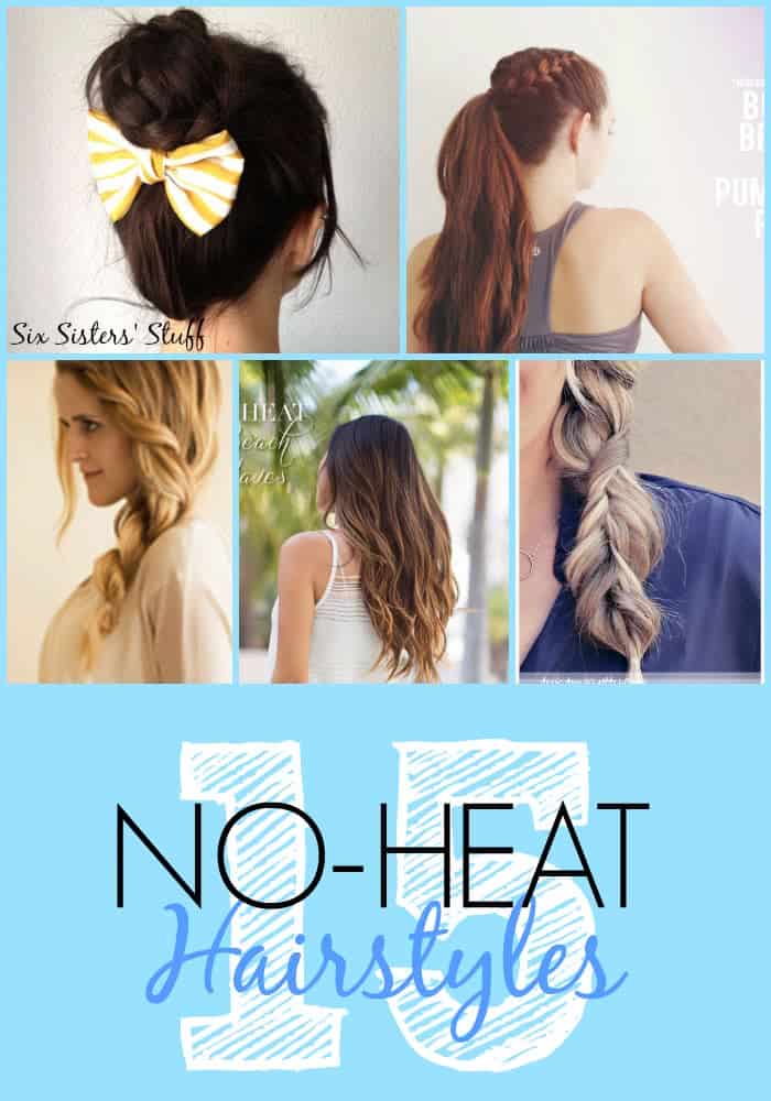 15 Easy No-Heat Hairstyles
