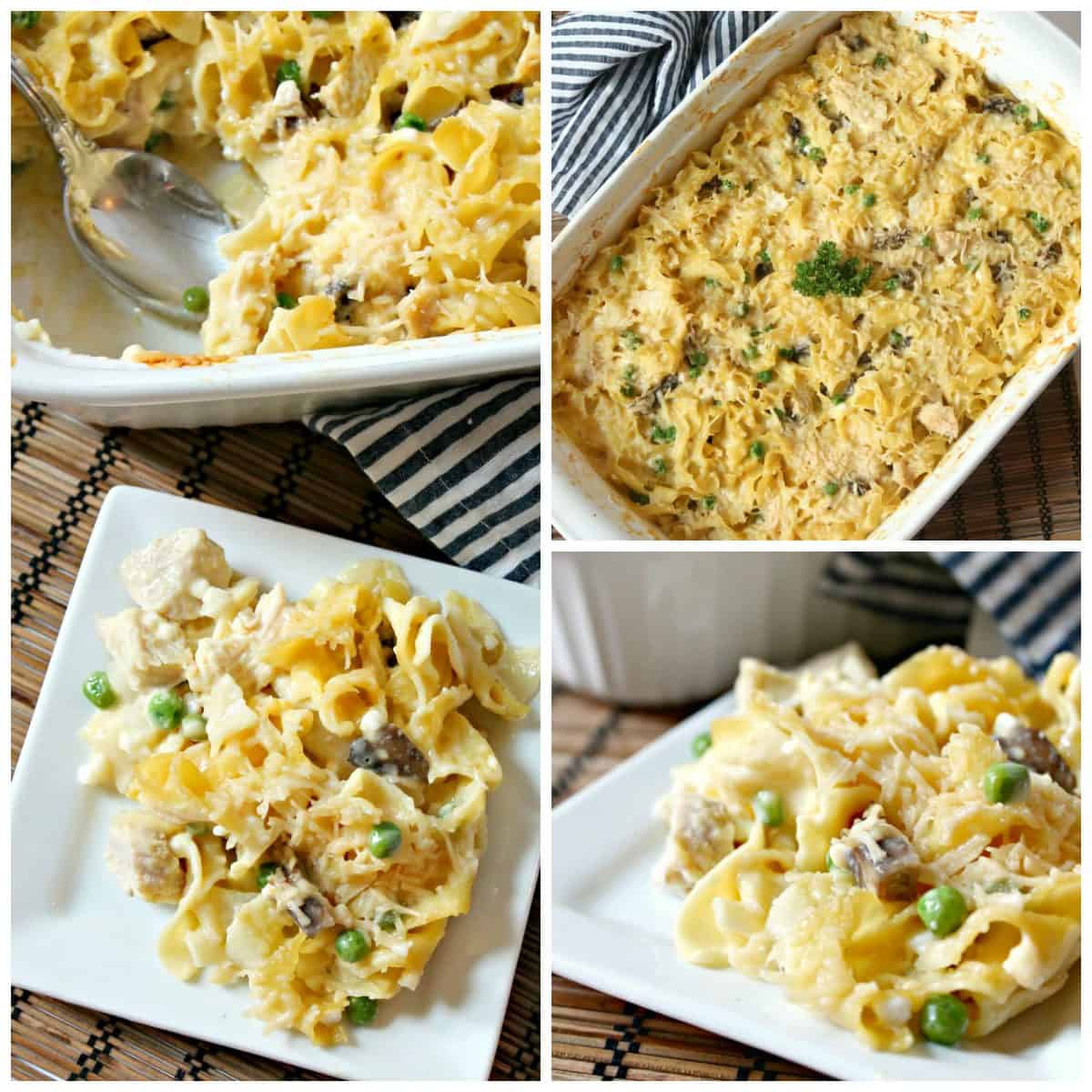 Easy Chicken and Noodle Casserole / Six Sisters' Stuff