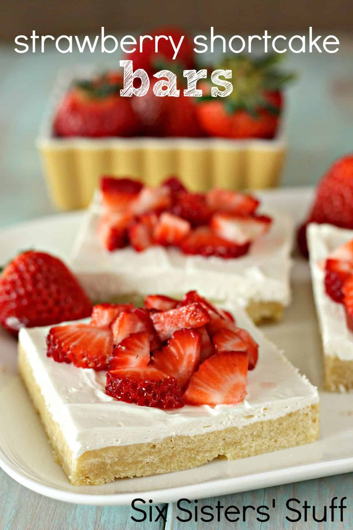 Strawberry Shortcake Bars Six Sisters' Stuff