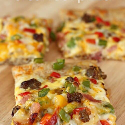 Easy Ninja Foodi Breakfast Pizza