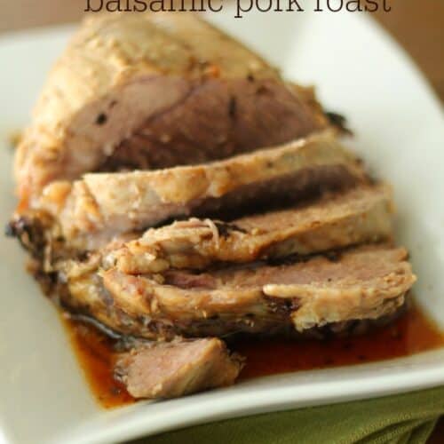 Slow Cooker Balsamic Pork Roast Recipe