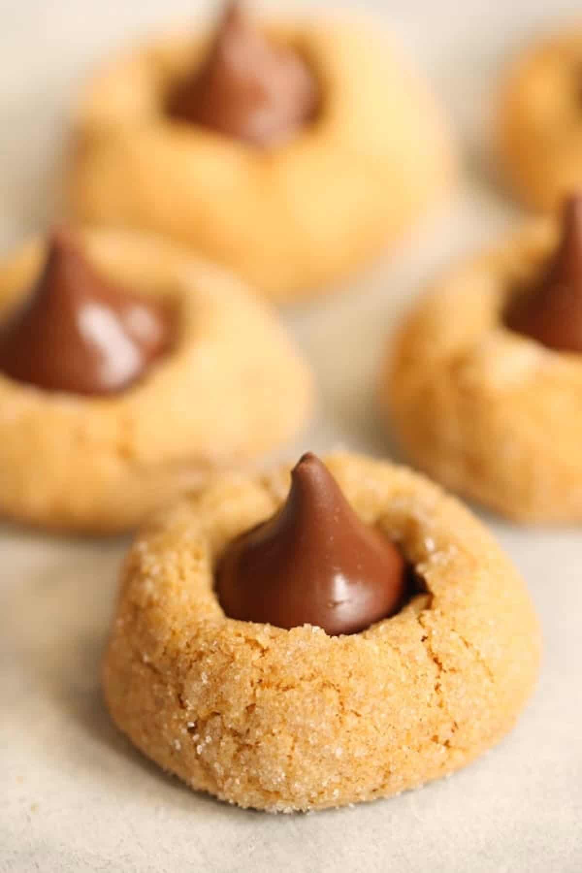 Pumpkin Hershey’s Kiss Cookies