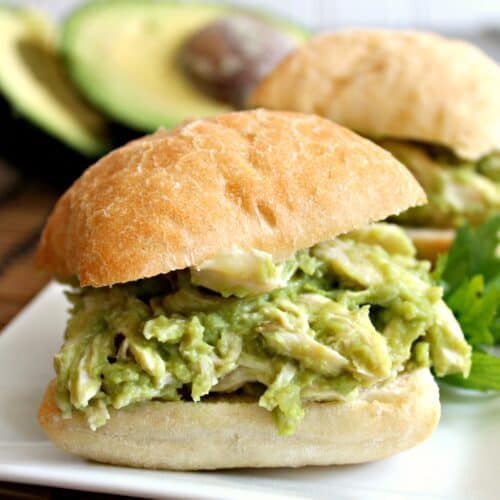 avocado chicken salad sandwich