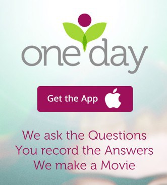 Make and share holiday memories with the FREE OneDay App!