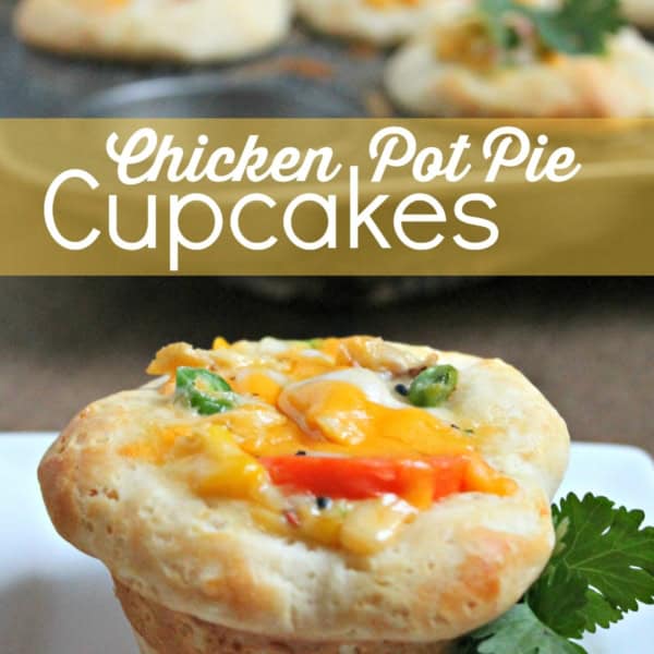 Chicken Pot Pie Cupcakes