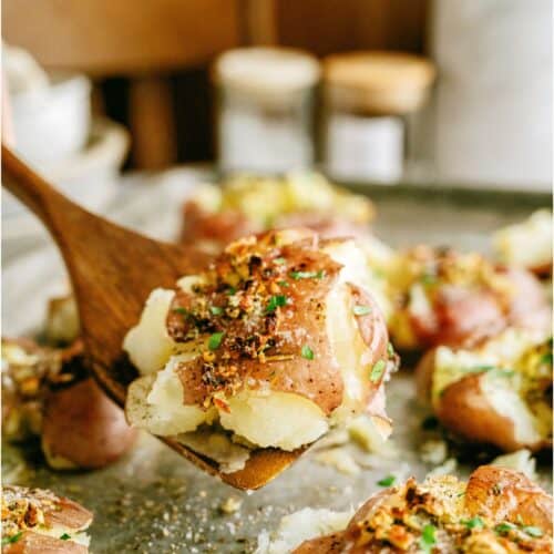 smashed italian red potatoes