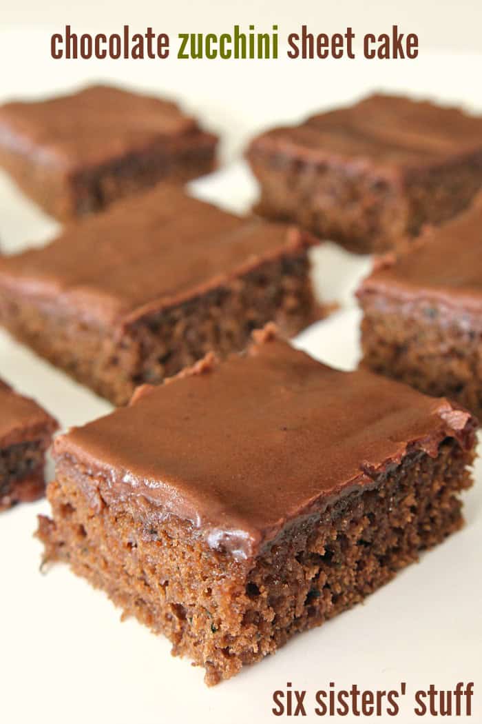 Chocolate Zucchini Sheet Cake