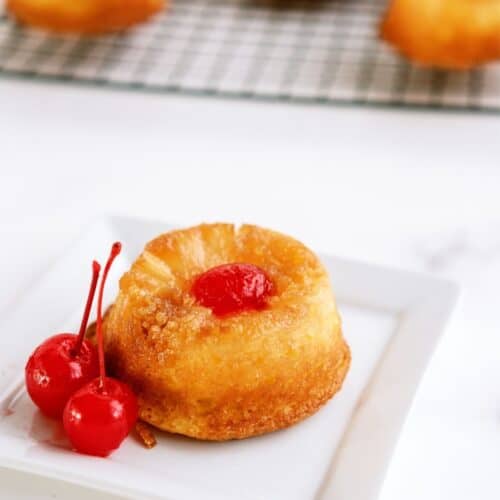 Mini Pineapple Upside Down Cakes