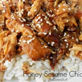 slow cooker Honey sesame chicken