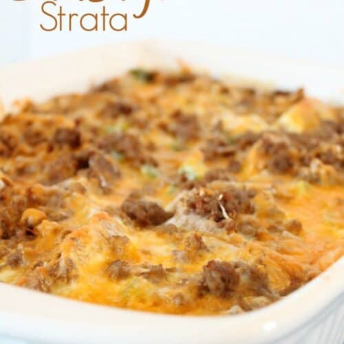 Breakfast Strata with Sausage