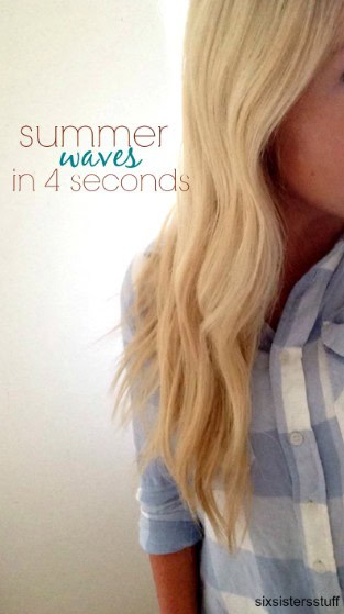 How To Make Beachy Curls with a Curling Iron