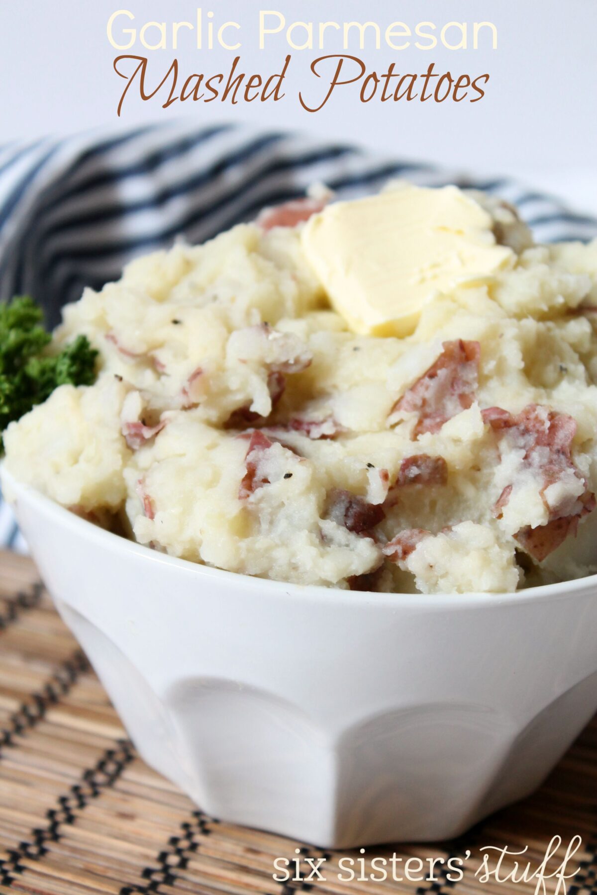 Garlic Parmesan Mashed Potatoes