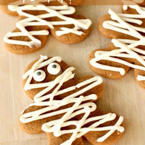 Gingerbread Mummy Cookies