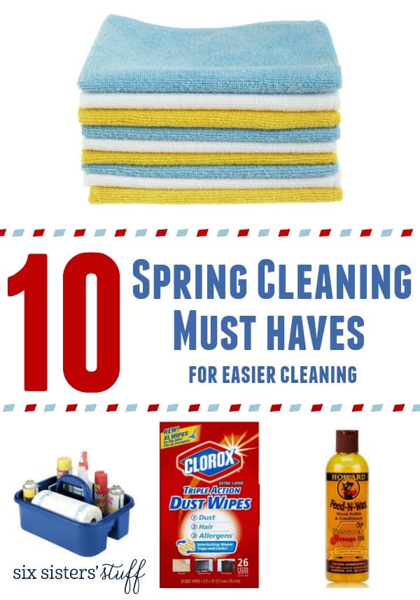 10 Spring Cleaning Must Haves for Easier Cleaning
