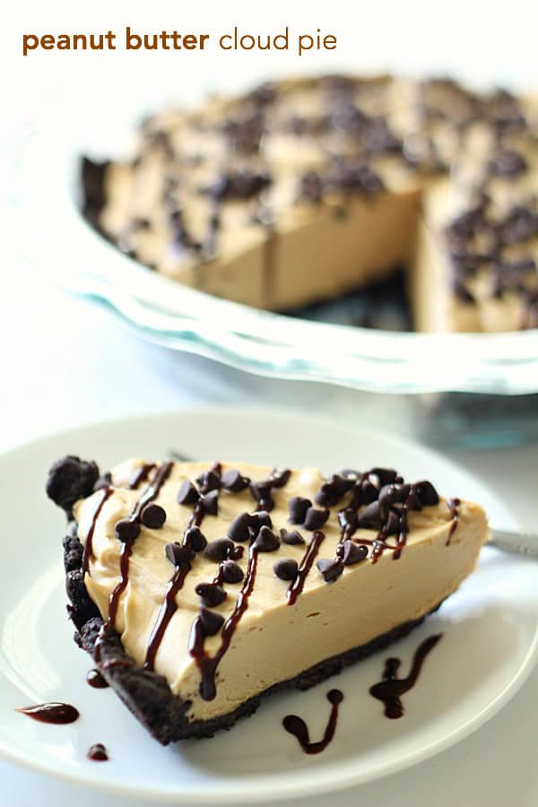 Frozen Peanut Butter Cloud Pie – Six Sisters' Stuff