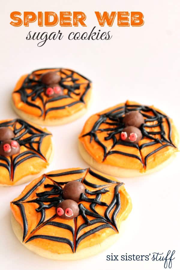 Spider Web Sugar Cookies | Six Sisters' Stuff
