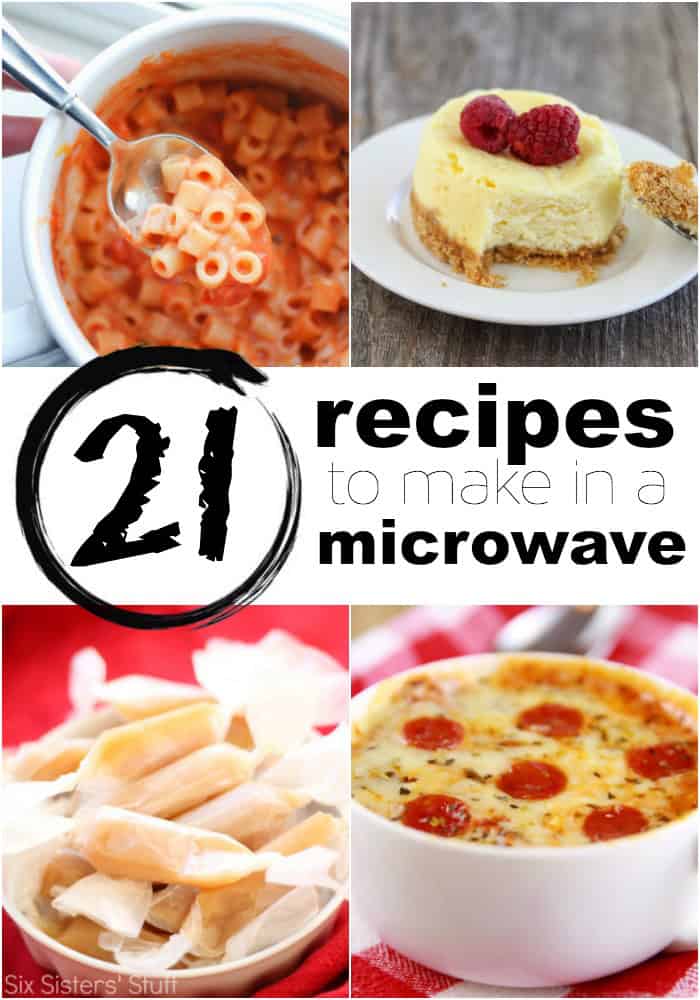 20 quick and easy microwave recipes