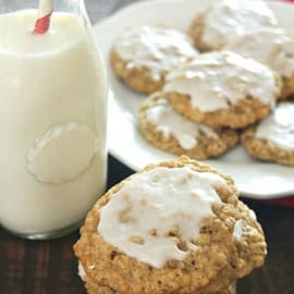 iced oatmeal cookies