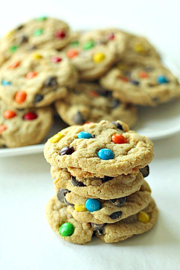 Soft Chewy M&M Cookies Recipe 