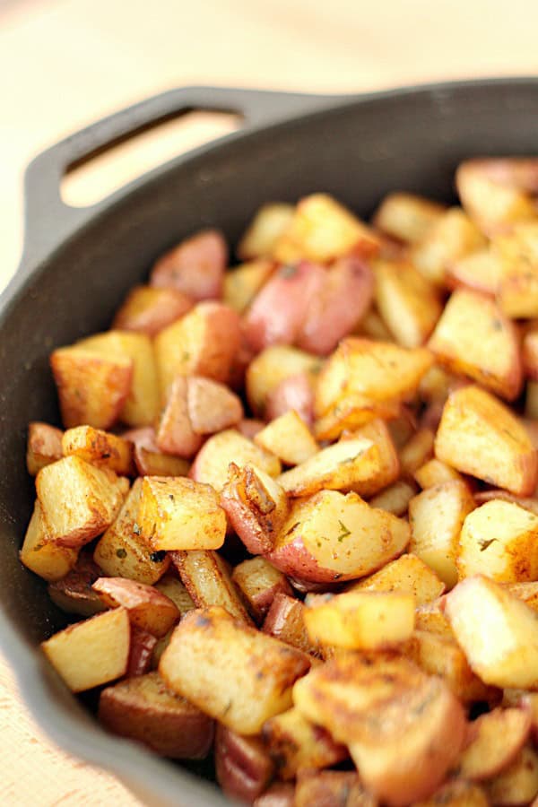Fried Red Potatoes Recipe (Budget Friendly Side Dish}