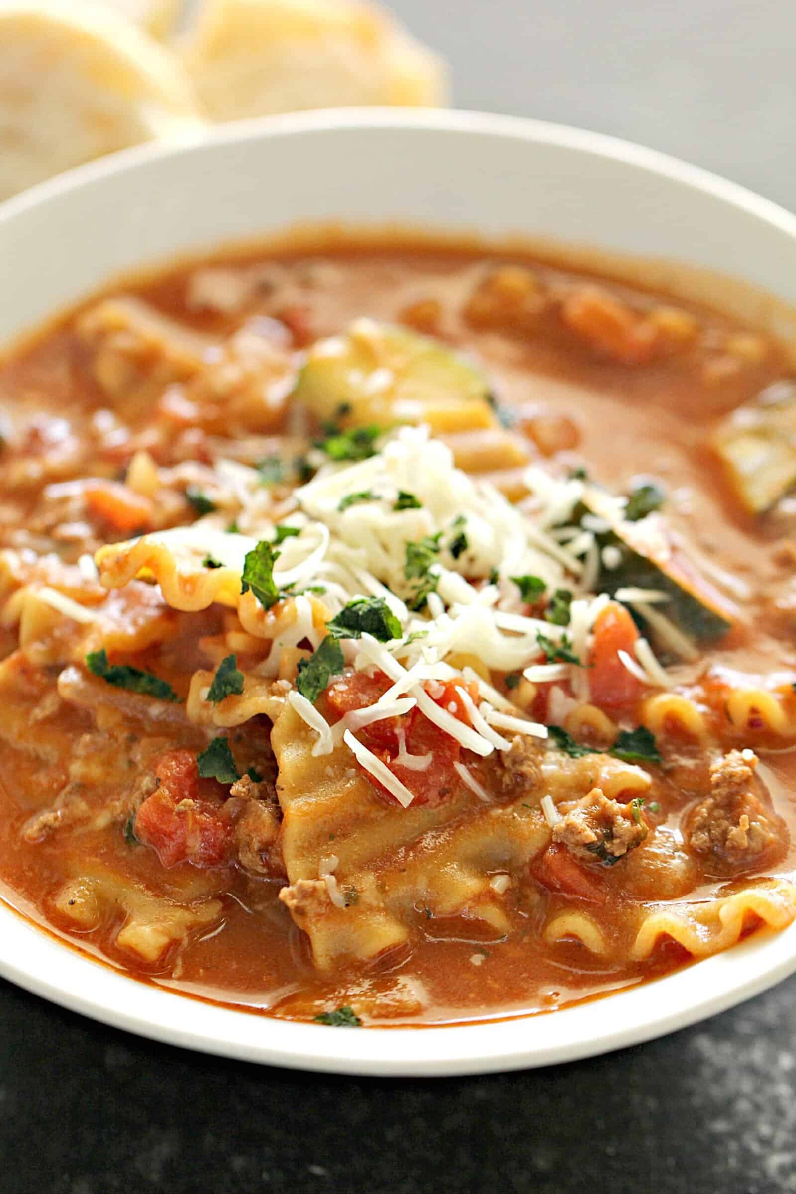 Quick Italian Ground Turkey Soup Recipe in 30 Minutes - Six Sisters Stuff