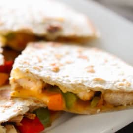 grilled vegetable quesadilla