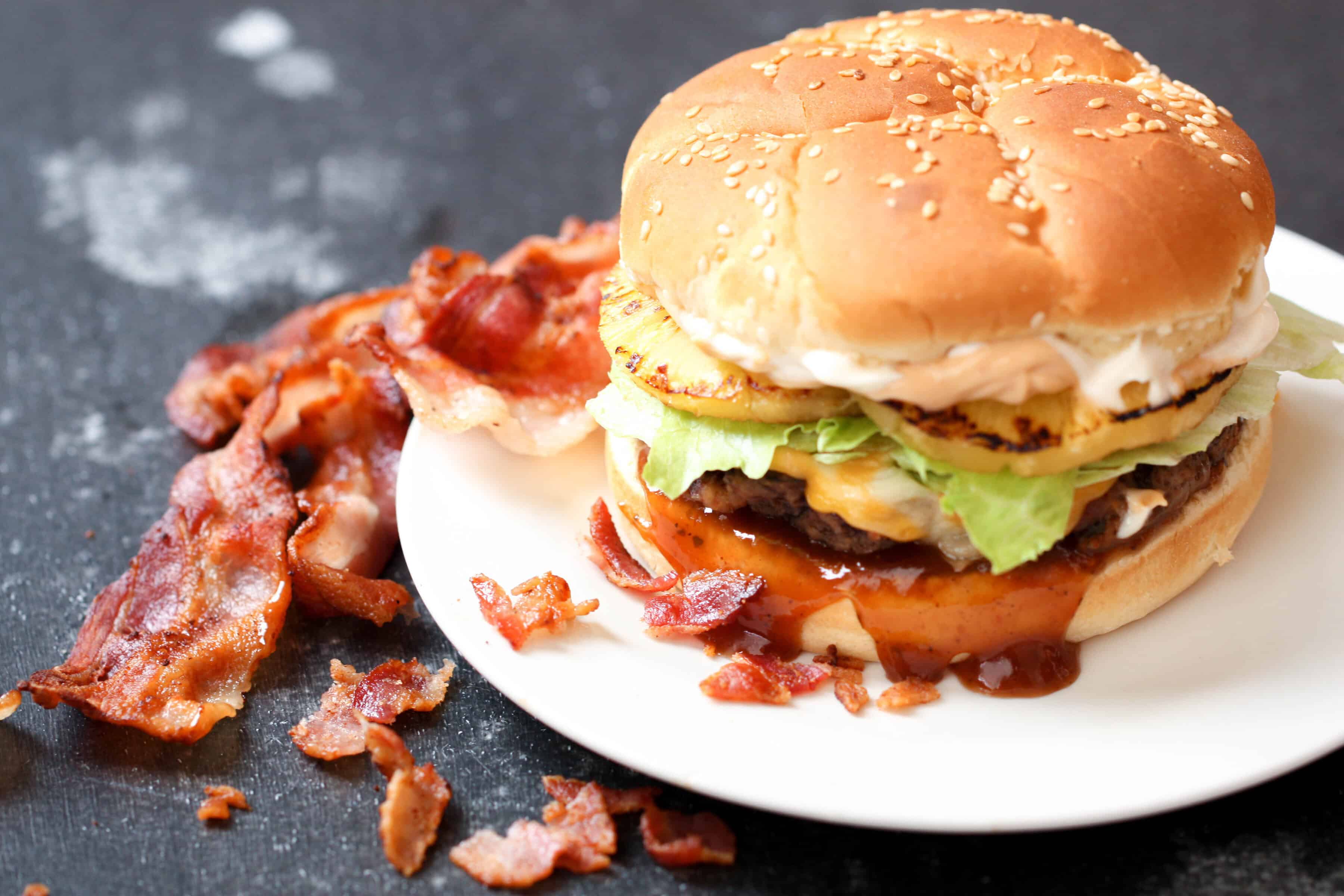 Bacon Bacon Burgers Recipe - Dinner, then Dessert